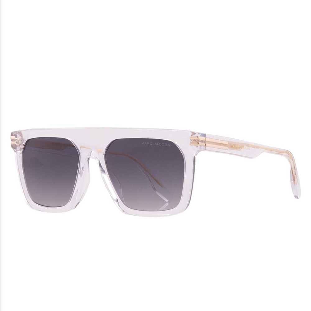 NEW Marc Jacobs Transparent and Gold Sunglasses 680